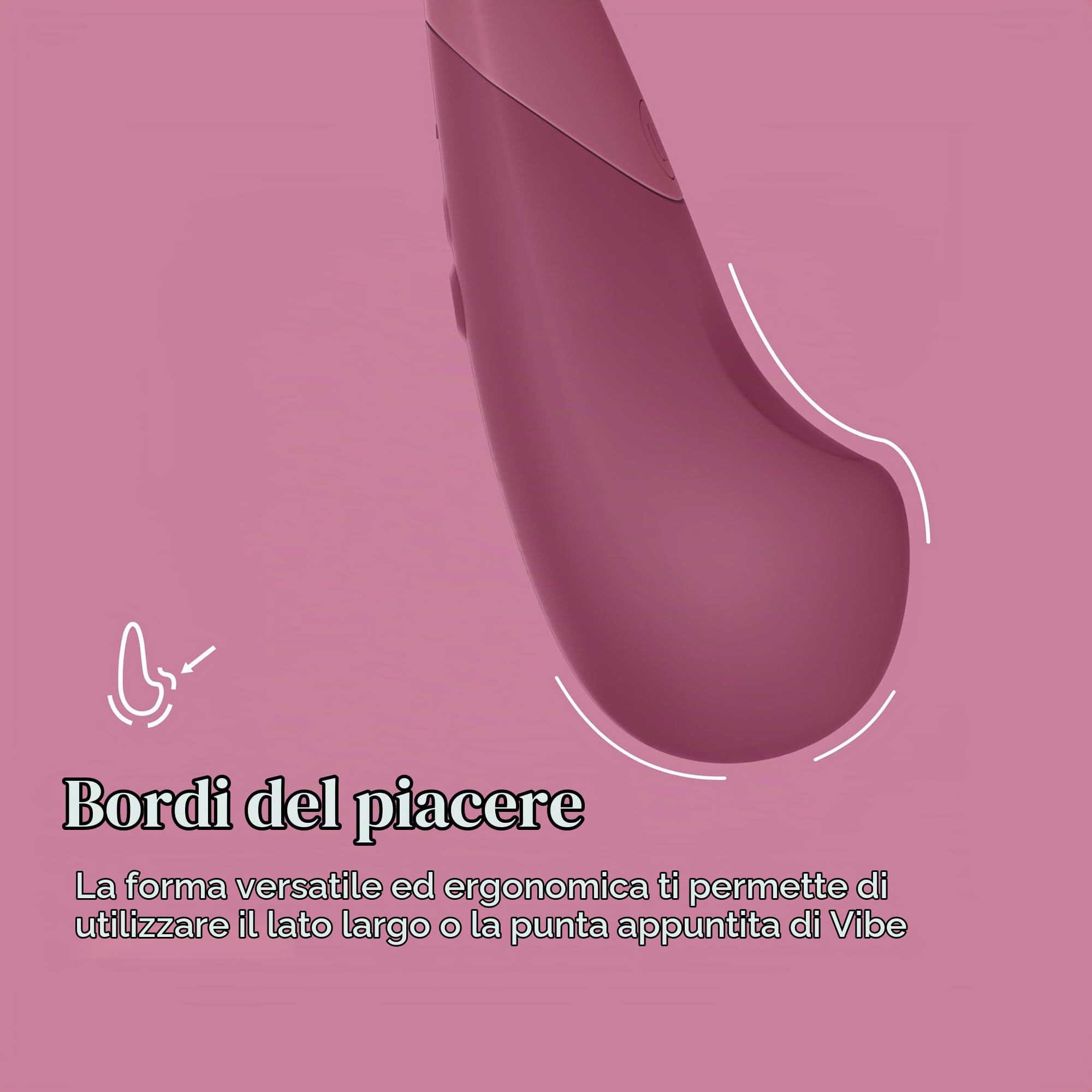 Womanizer Vibe vibratore clitorideo rosa antico silenzioso