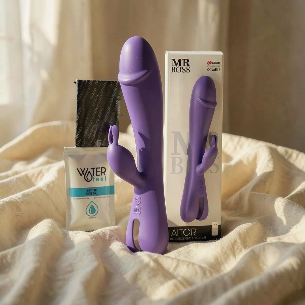 Mr Boss Aitor vibratore rabbit lilla 2 motori