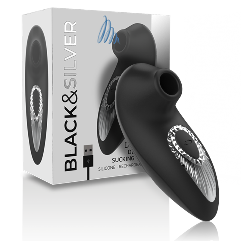 Black&Silver Drake Deluxe stimolatore clitoride 10 programmi