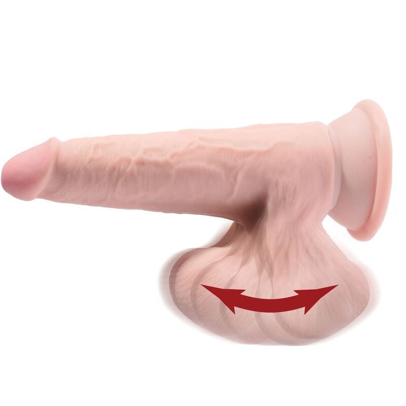 King Cock Plus 3D dildo realistico pelle chiara