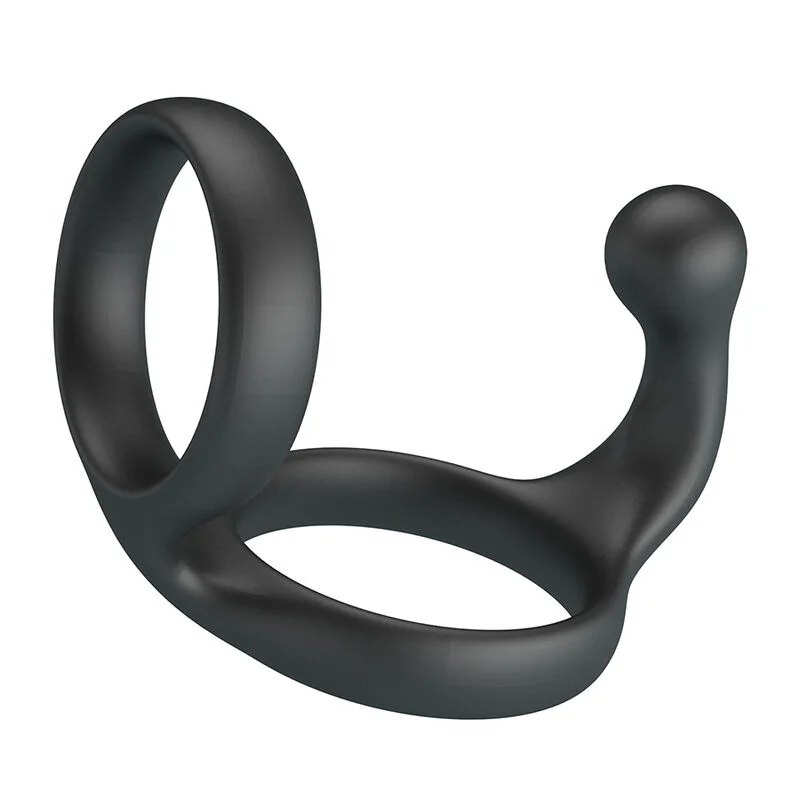 Frutille Florian Crazy Bull anello doppio silicone nero