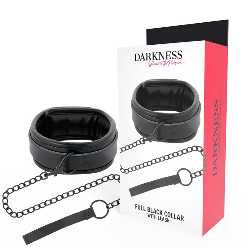 Darkness Collare Posturale collare con catena