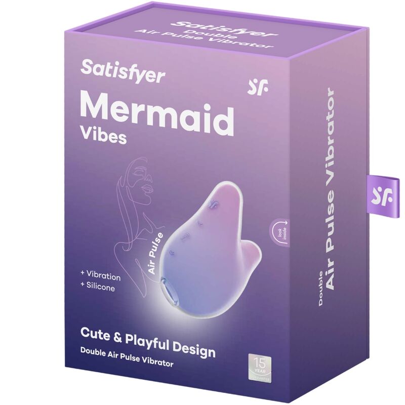 Satisfyer Mermaid Vibes Stimolatore Clitoride Viola Rosa