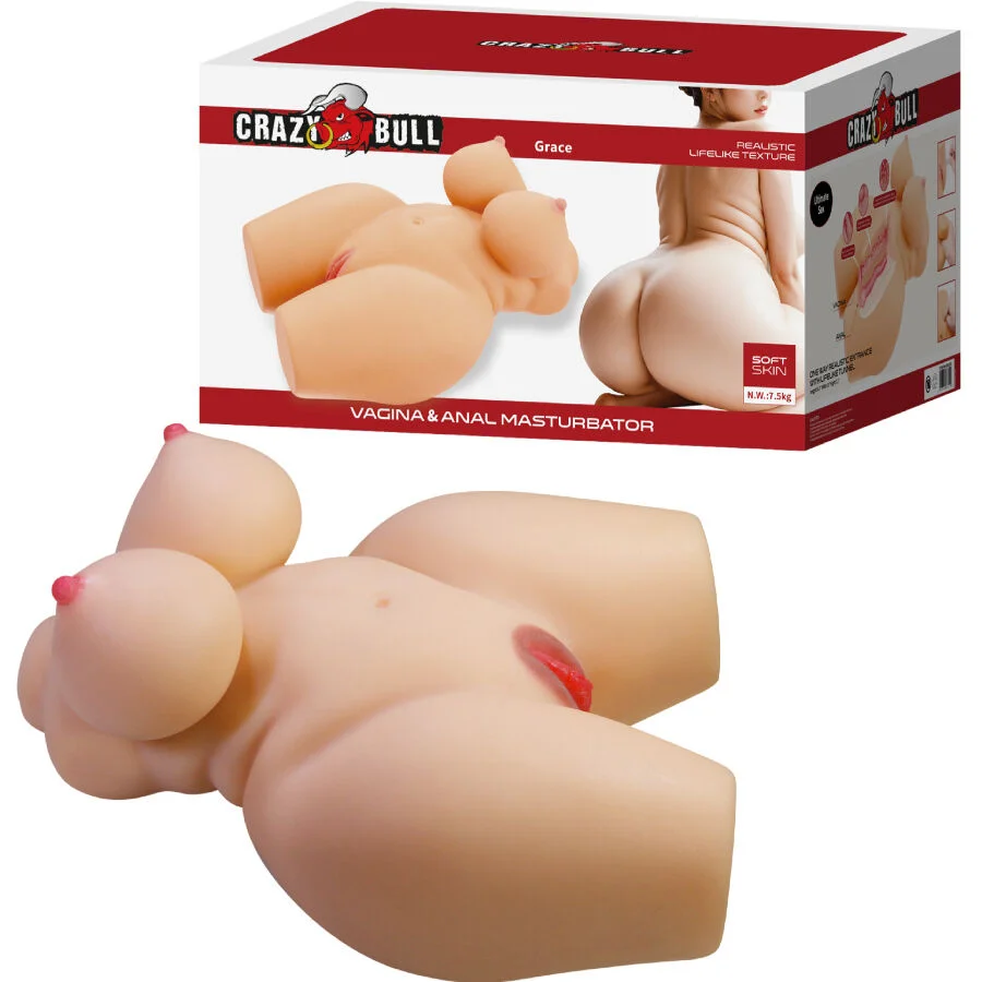 Crazy Bull Grace masturbatore realistico 7,5 kg 2 ingressi