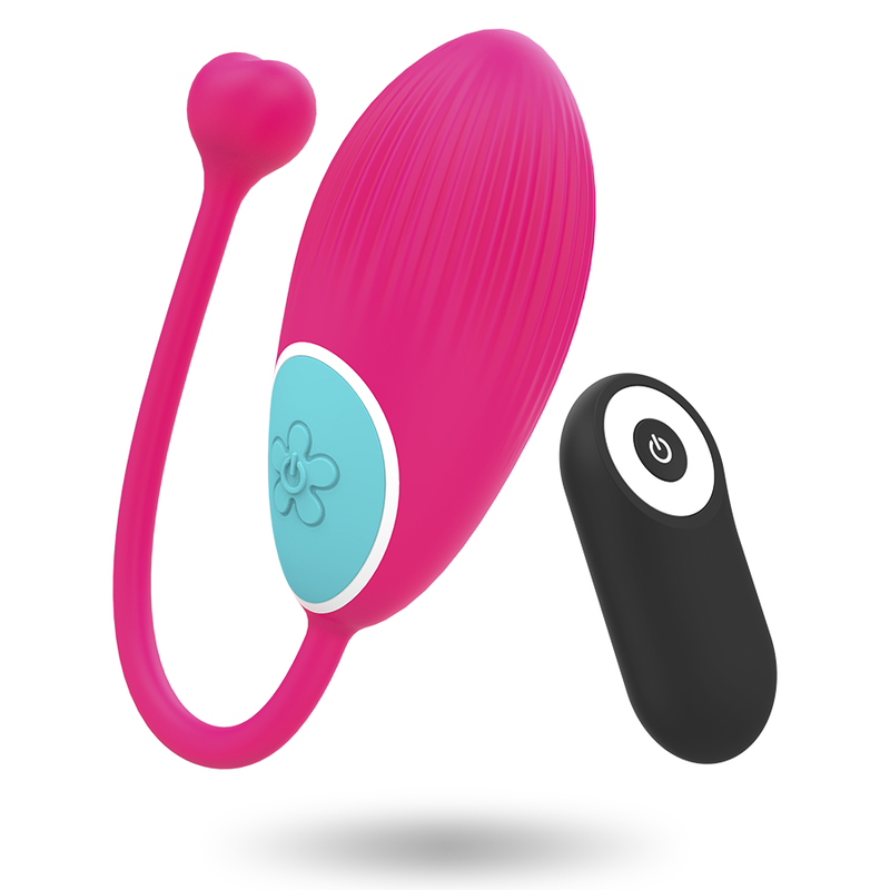 Happy Loky Ocian bullet vibrante telecomando rosa impermeabile