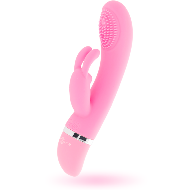 Intense Susy Rosa vibratore rabbit con funzione dito