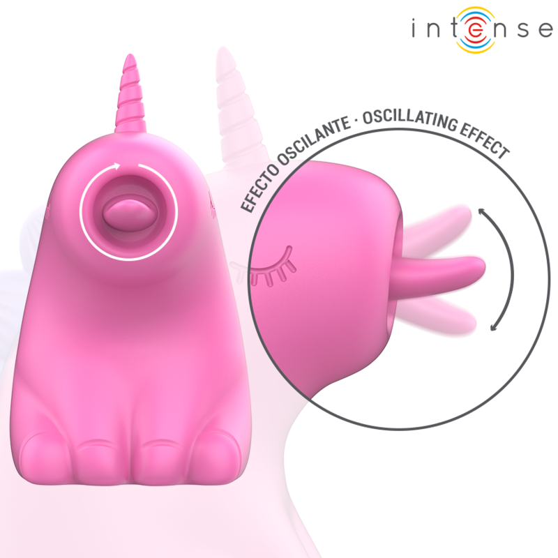 Intense Pinkie stimolatore clitoride lingua rotante fucsia