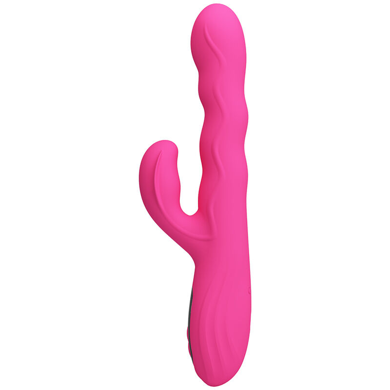 Pretty Love Winters vibratore doppia stimolazione rosa display