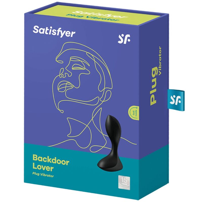 Satisfyer Backdoor Lover plug vibrante nero