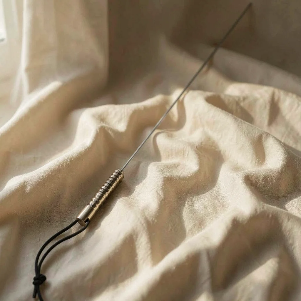 Metal Hard Bacchetta in Acciaio Frustino BDSM 75 cm