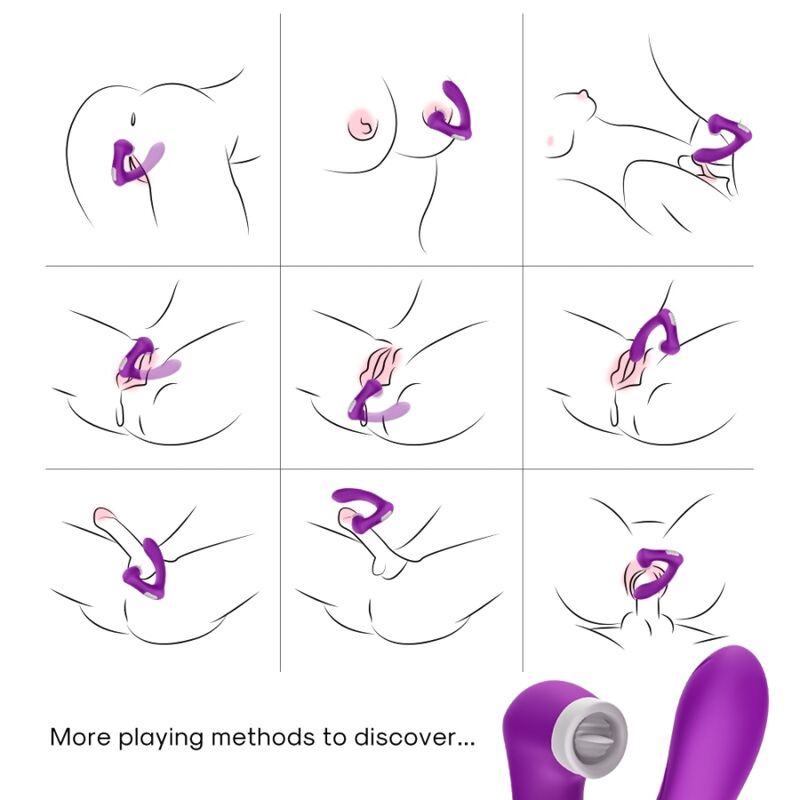 Armony Secretkiss vibratore succhia clitoride viola