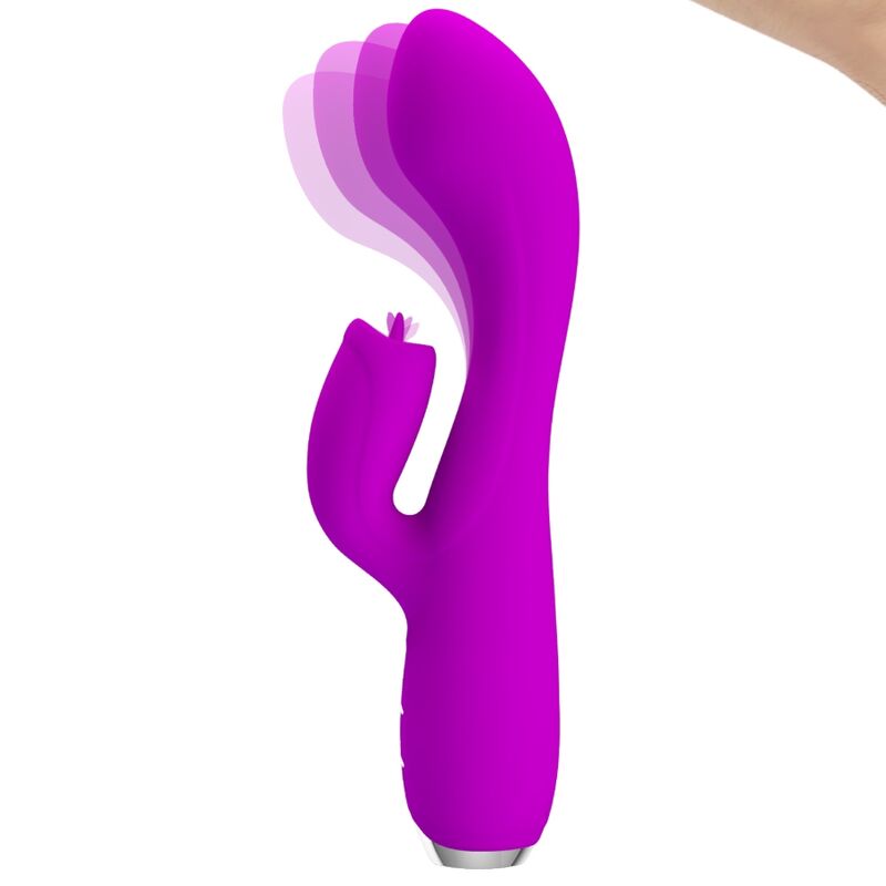 Pretty Love Gloria vibratore rabbit viola doppia stimolazione