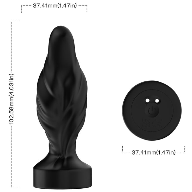 Armony Set Compatto vibratore e plug anale telecomando