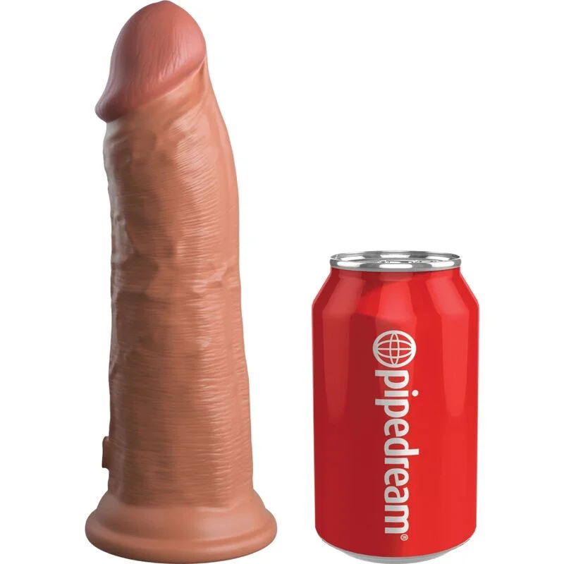 Pipedream King Cock Elite dildo vibrante 20,3 cm caramel