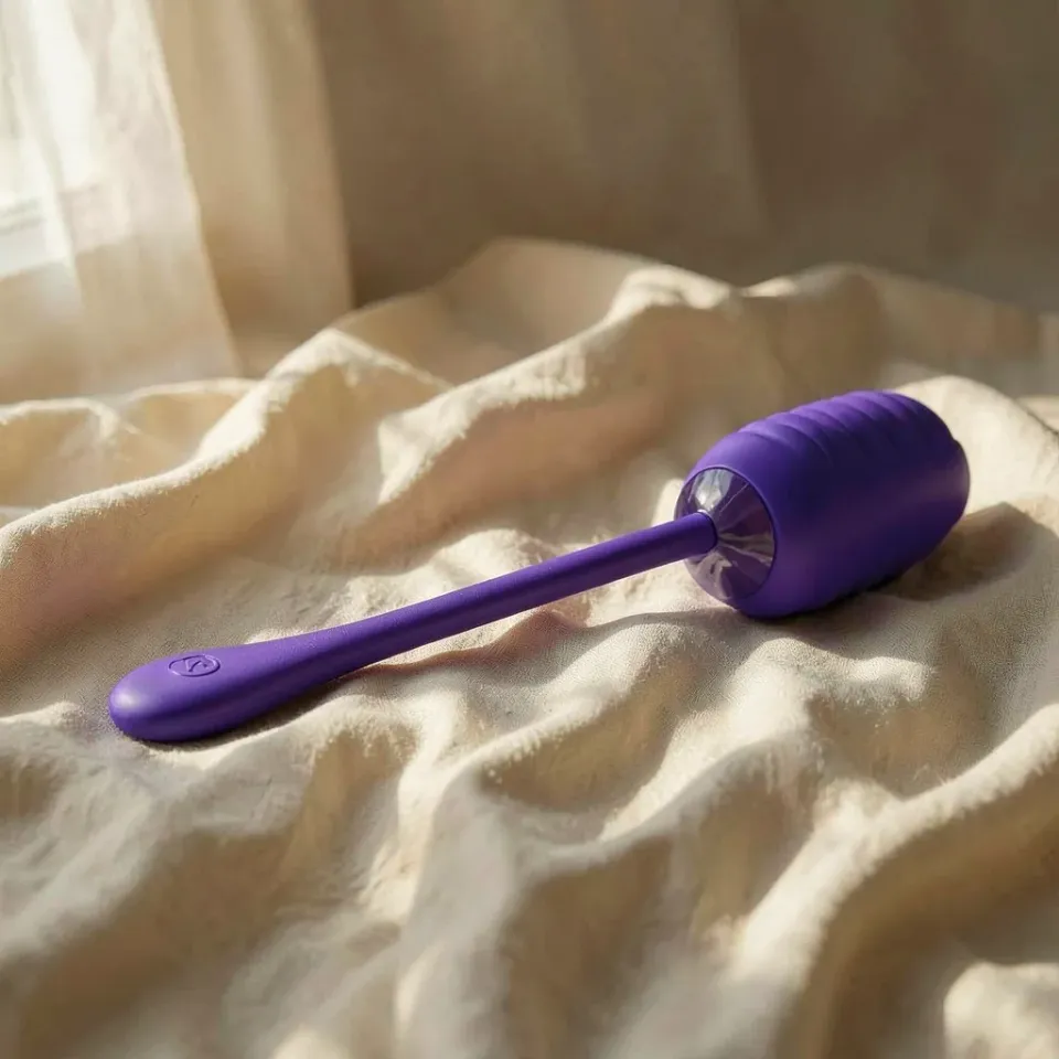 Pretty Love Kirk uovo vibrante silicone viola