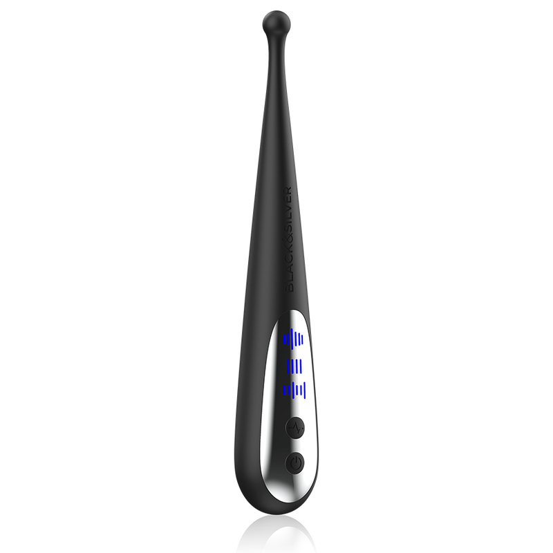Black&Silver Kenneth Stimulating Vibe stimolatore intimo 19 cm