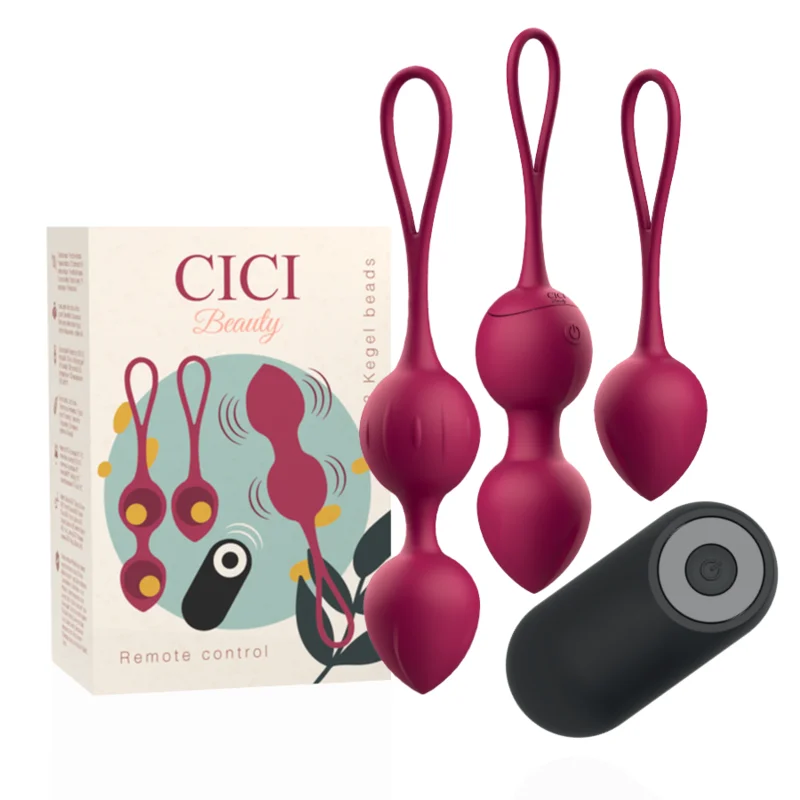 Frutille Cici Beauty set kegel vibrante 3 palline telecomando