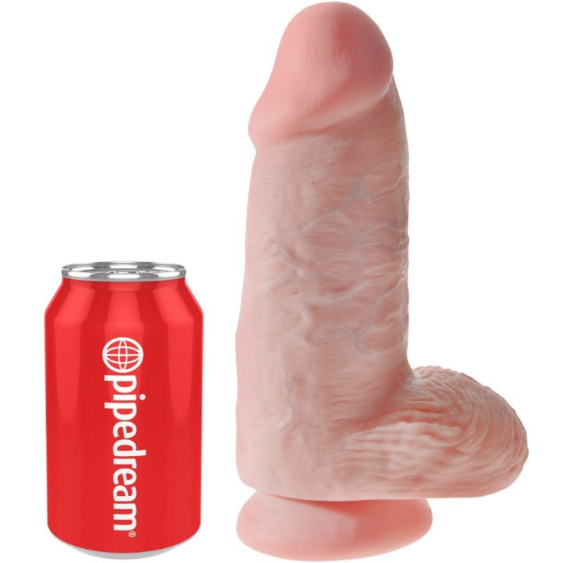 Pipedream King Cock Chubby dildo realistico 23 cm flesh