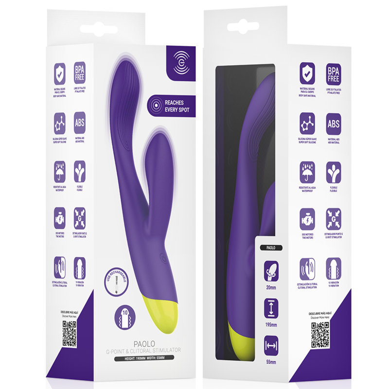 Intense Paolo vibratore rabbit doppia stimolazione