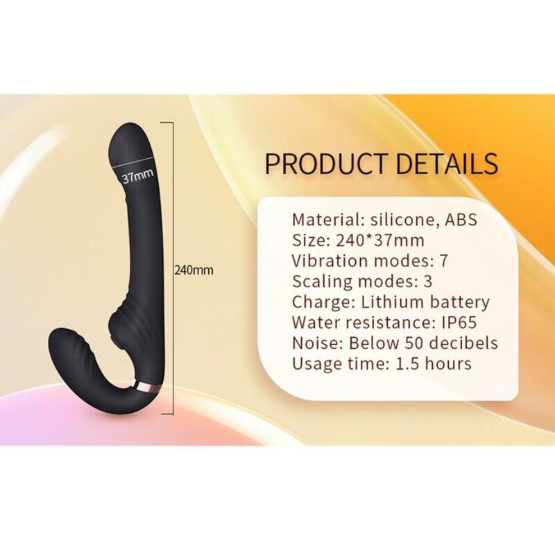 Nalone Allow vibratore doppia testa nero silenzioso