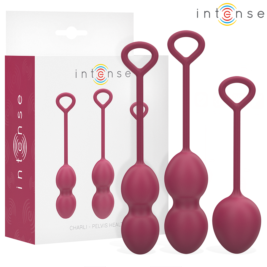Intense Charli kit palline kegel Bordeaux 3 pezzi