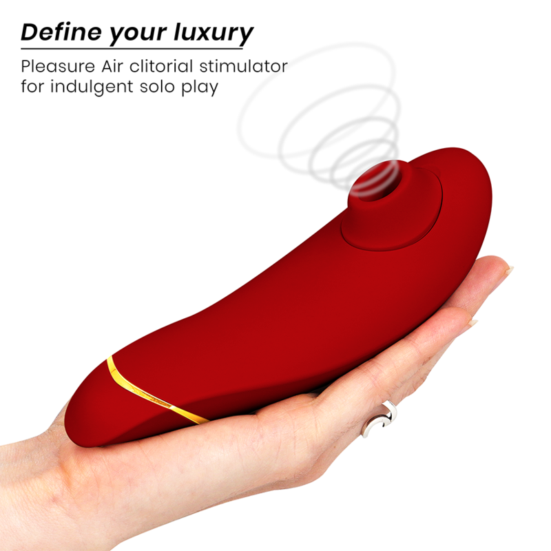 Womanizer Premium 2 stimolatore clitorideo bordeaux air