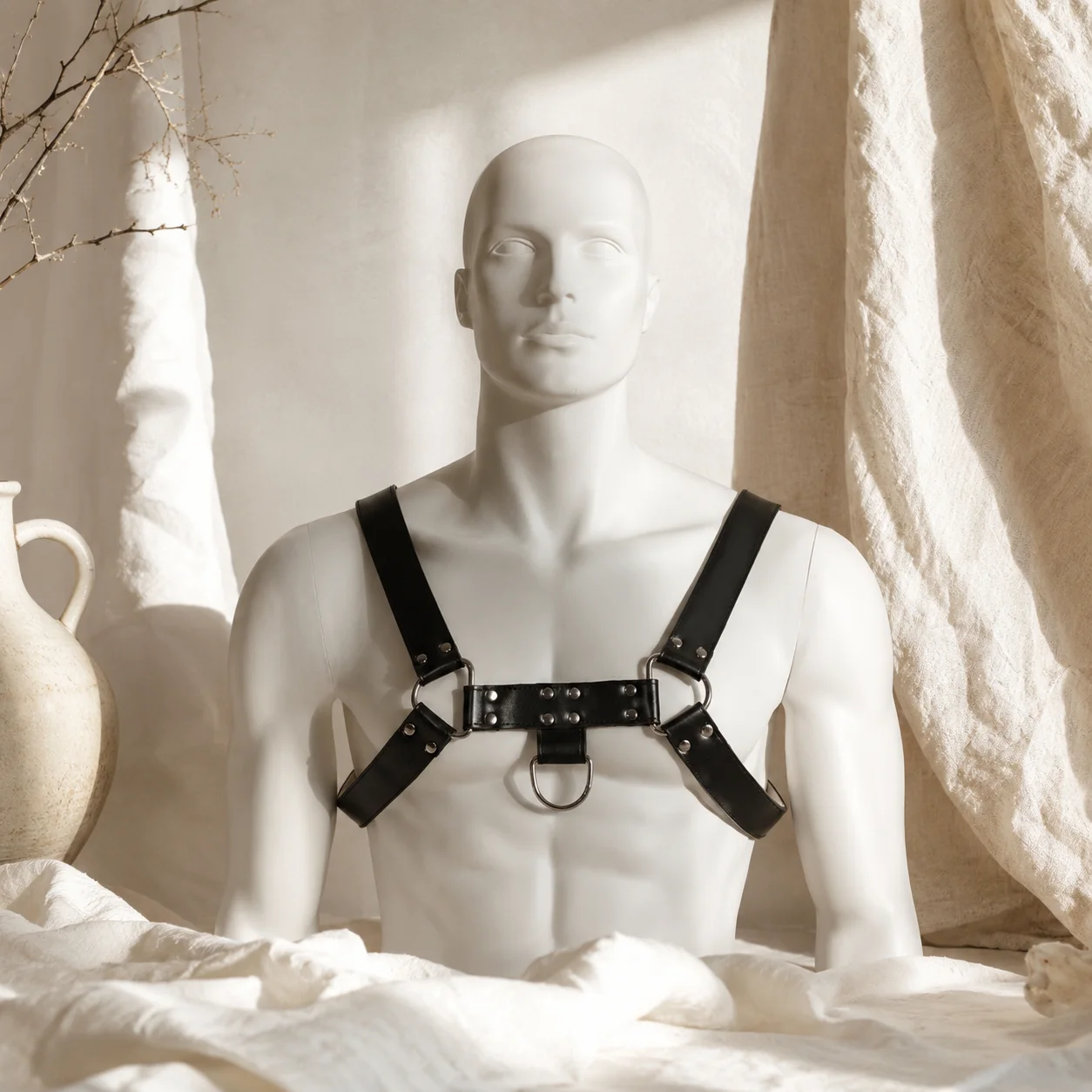 Leather Body Catena III imbracatura pelle regolabile