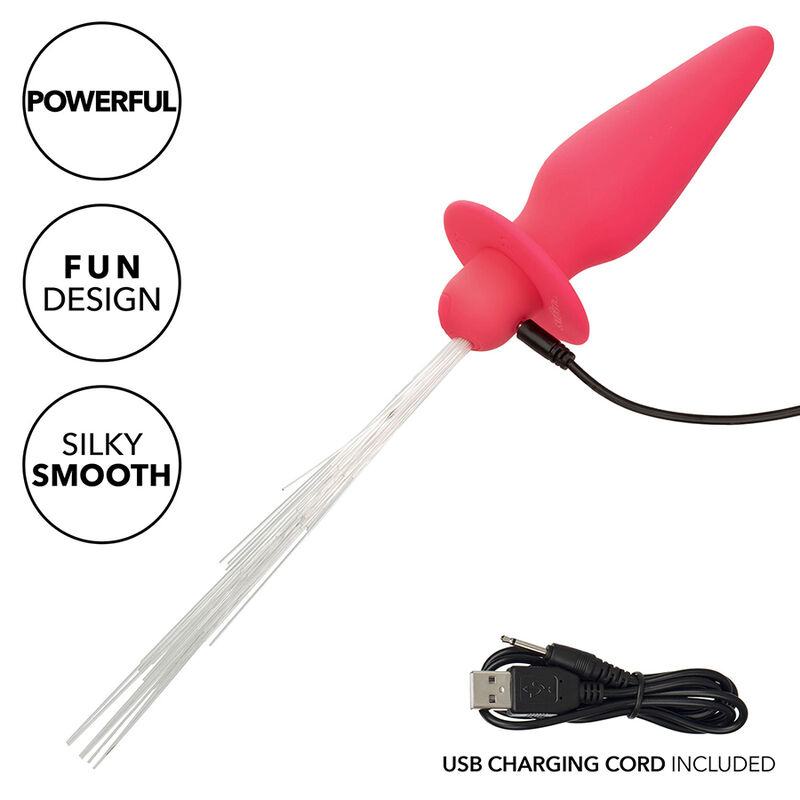 CalExotics Southern Lights plug vibrante rosa luminoso