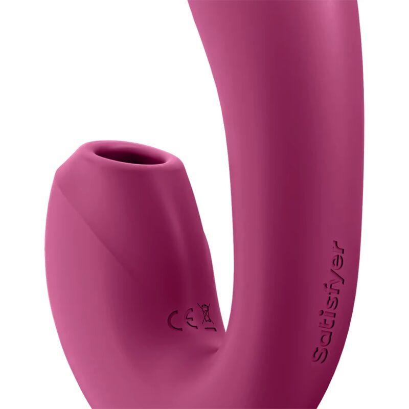 Satisfyer Sunray vibratore doppia stimolazione rosso Flex