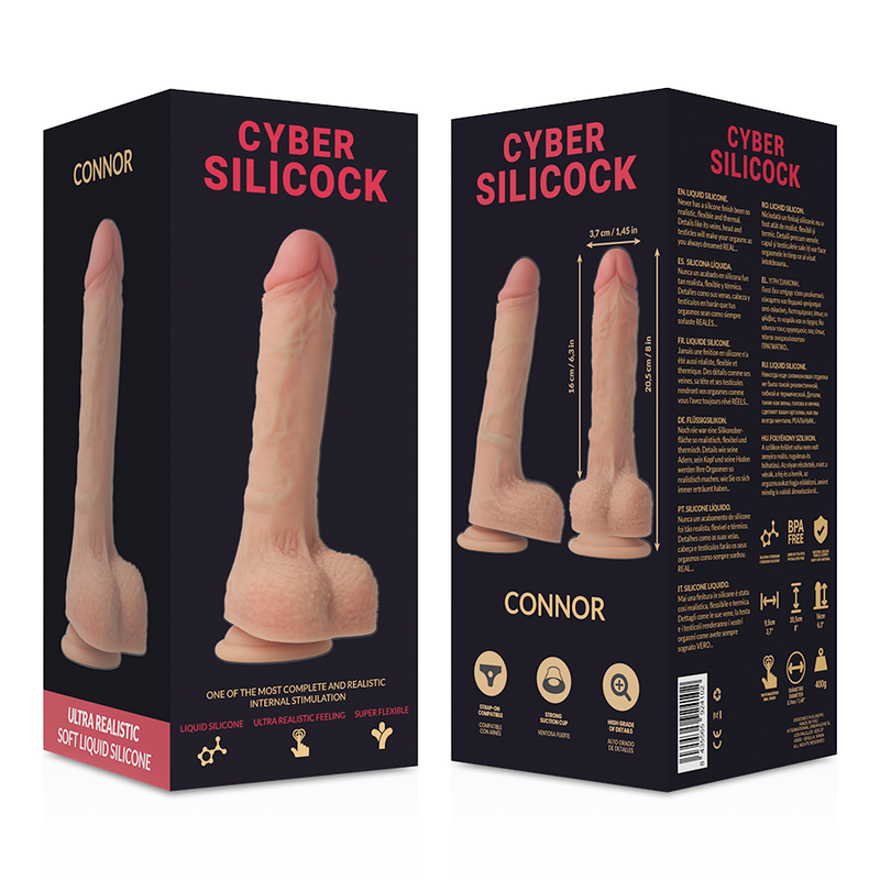 Cybersilicock Connor strap-on coppia kit imbracatura