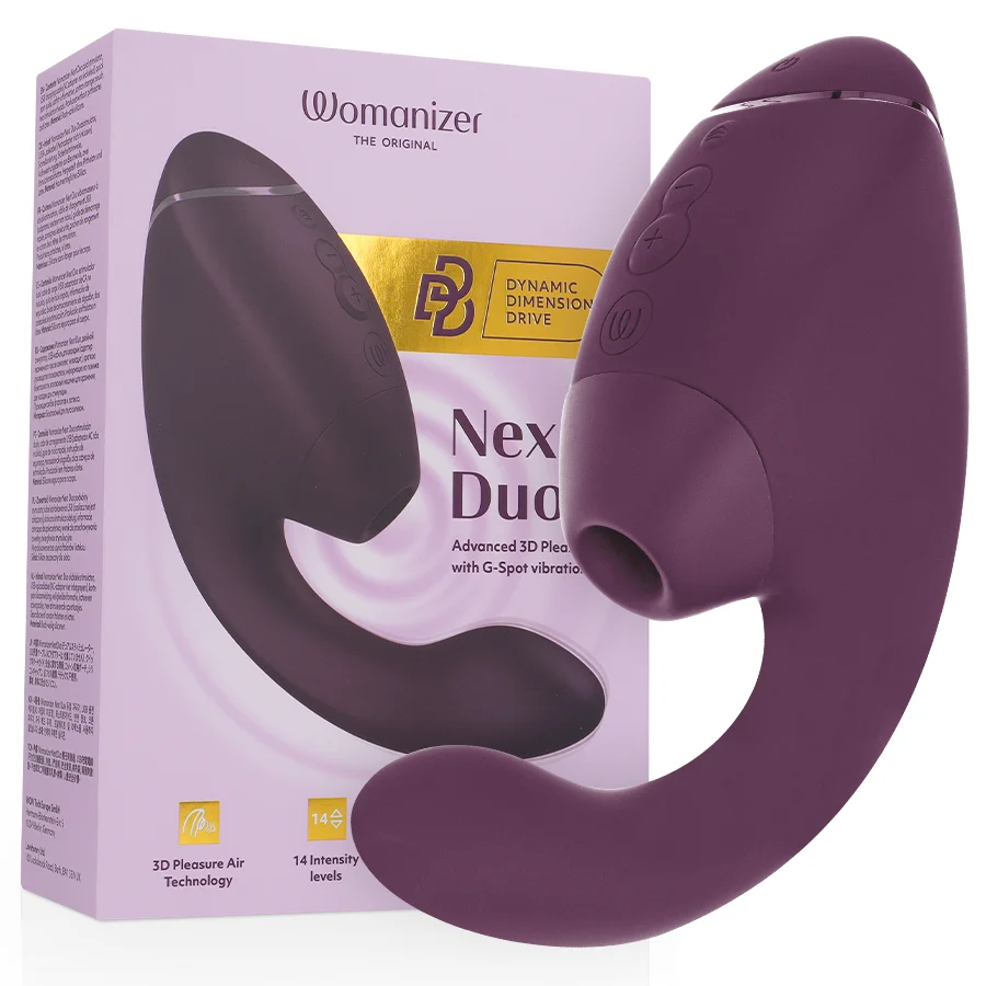 Womanizer Duo Next Viola Scuro stimolatore clitoride air