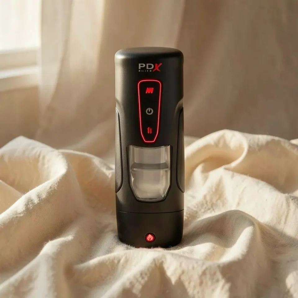 PDX Elite Milk Me Hotter masturbatore riscaldante 10 modi