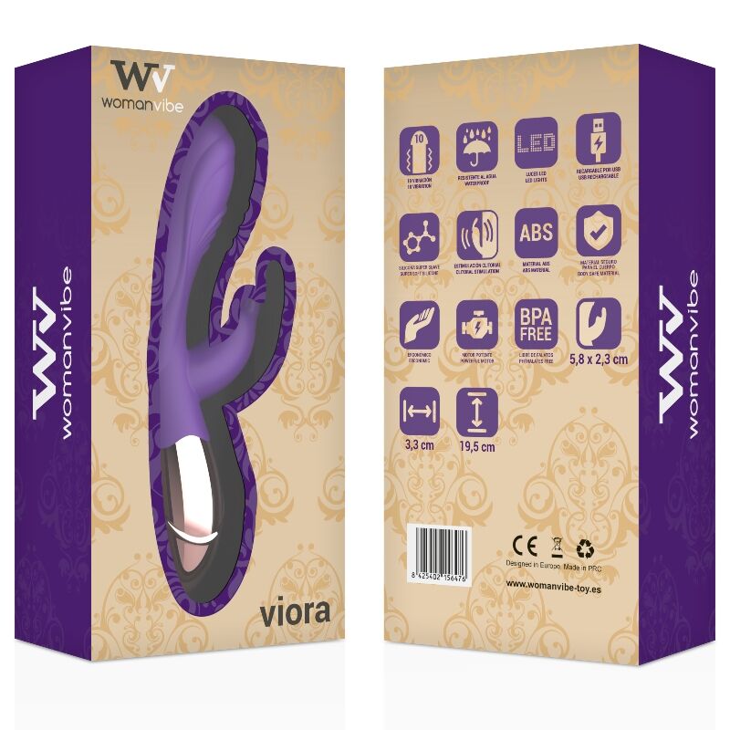 Womanvibe Viora rabbit vibratore punto G