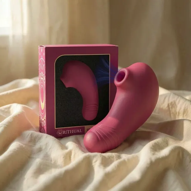 Rithual Shushu Pro stimolatore clitoride orchidea doppia modalità