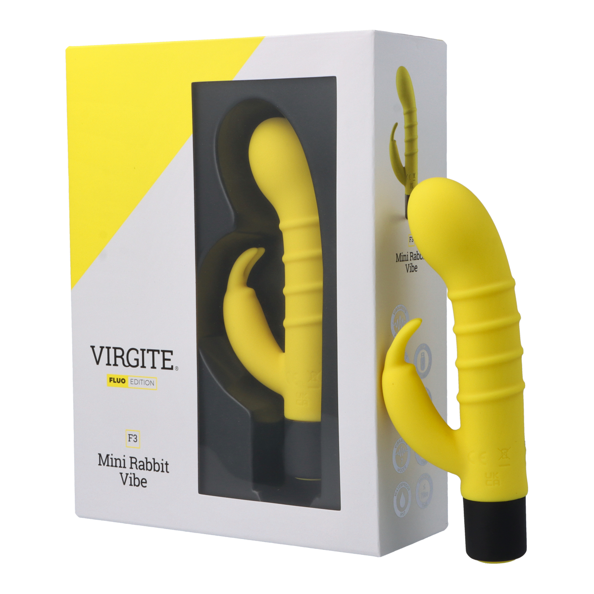 Virgite Love Hit F3 Fluo vibratore in silicone ricaricabile