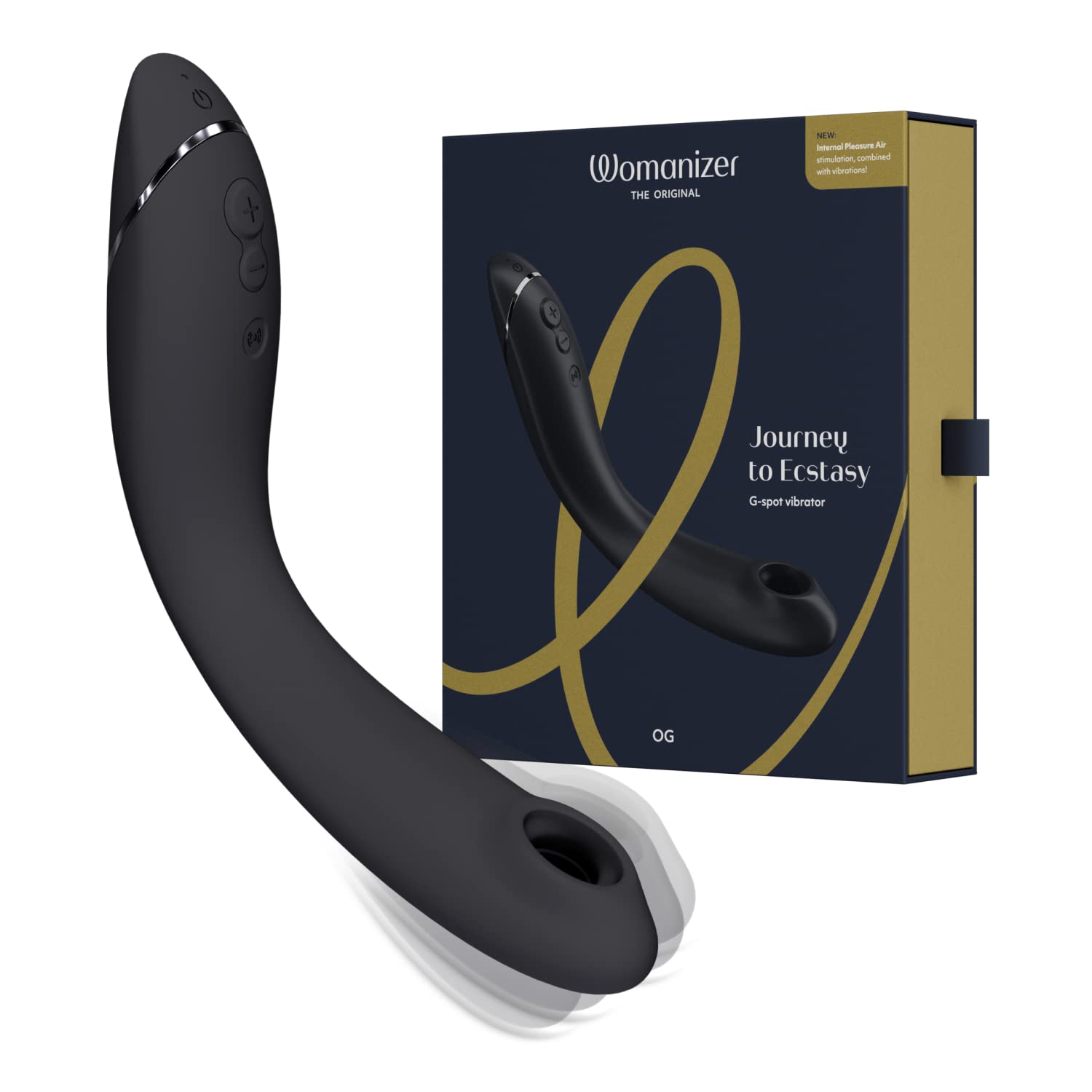 Womanizer OG stimolatore clitorideo grigio Pleasure Air