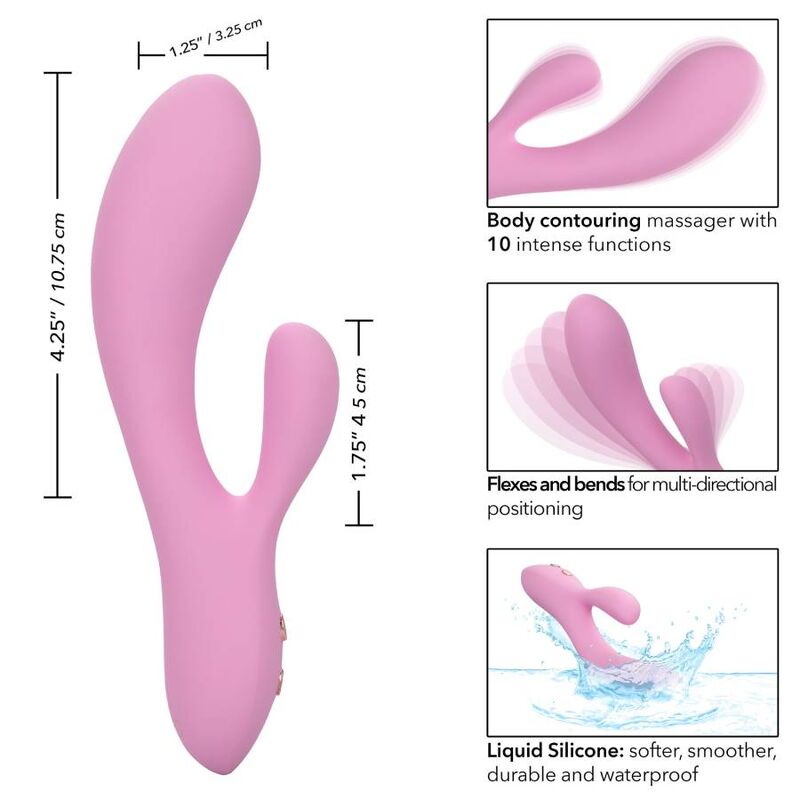 CalExotics Contour Zoie vibratore punto G silicone 10 funzioni