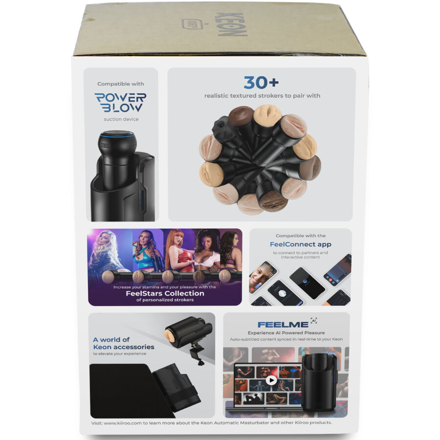 Kiiroo Keon WiFi + Feel Stroker masturbatore automatico