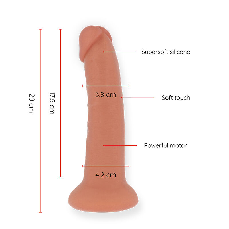 ONINDER Bogotá Medio dildo vibrante 20 cm app
