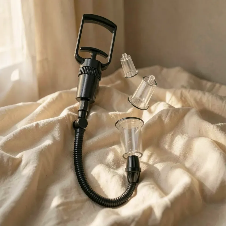 Intense Ventosa stimolatore capezzoli vibrante con aspirazione