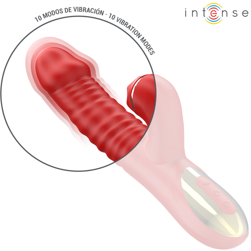 Frutille Intense Thalia vibratore thrusting rosso