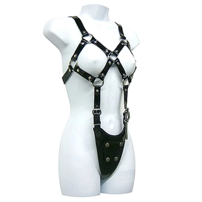 Leather Body Corpo Esposto imbracatura in pelle S-XL