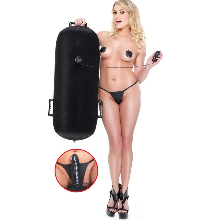 Fetish Fantasy Luv Log cuscino gonfiabile vibrante con dildo