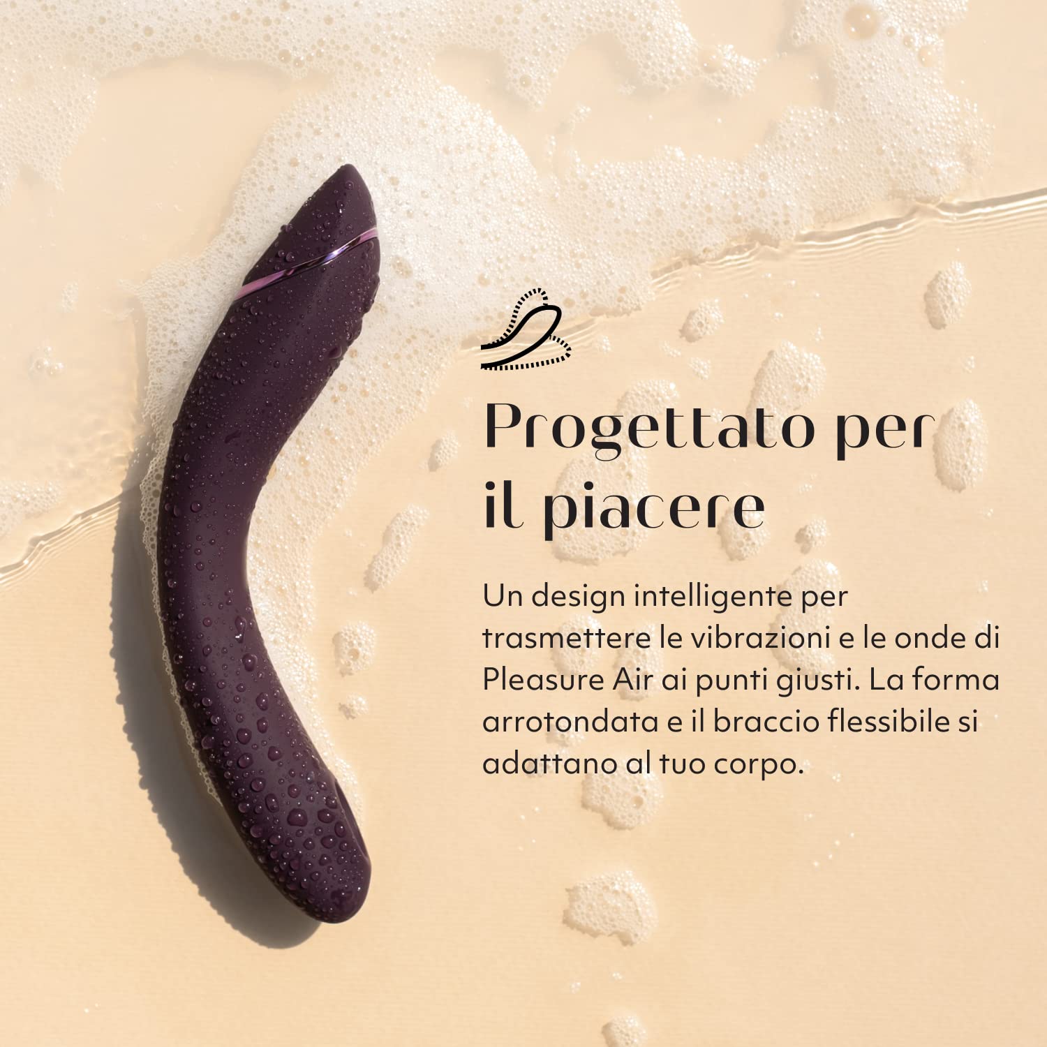 Womanizer OG stimolatore clitorideo aubergine Pleasure Air