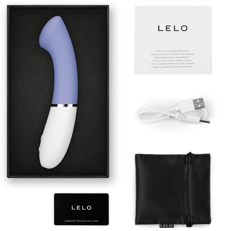 Lelo GIGI 3 vibratore punto G blu silenzioso