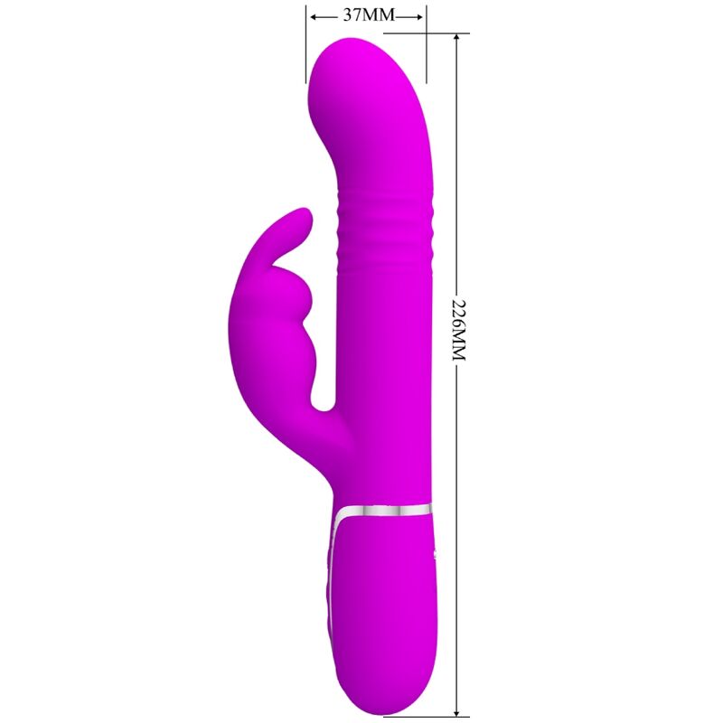 Pretty Love Coale vibratore rabbit viola 3 funzioni