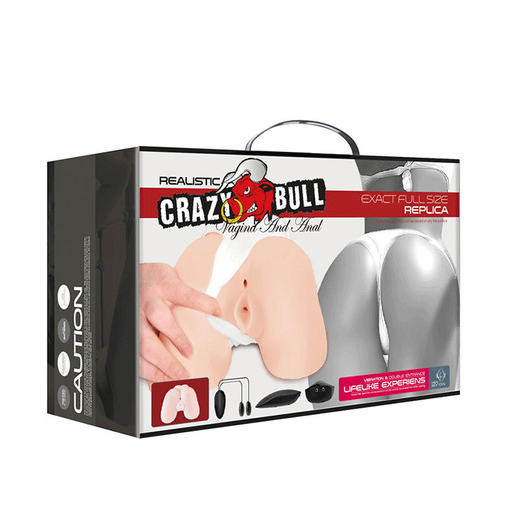 Crazy Bull Posizione 5 busto realistico vibrante 2 canali