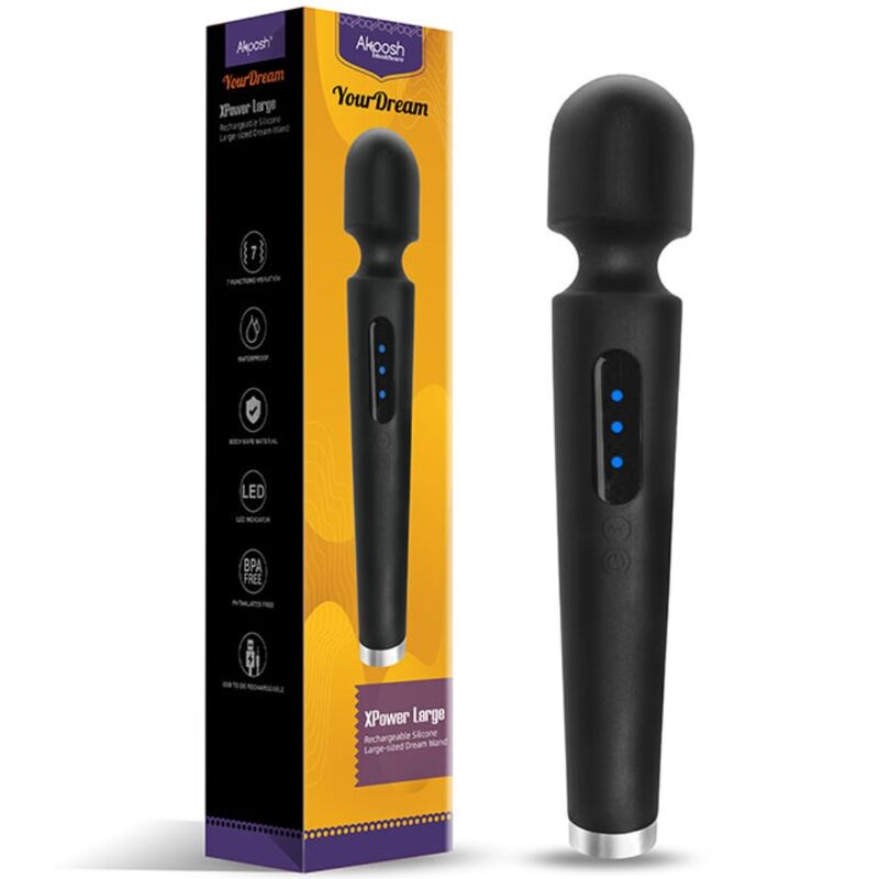 Armony X Power Large vibratore nero 7 programmi