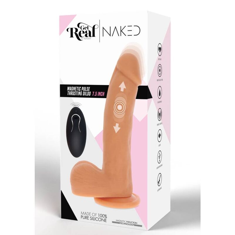Get Real Naked Pulse vibratore pulsante silicone con telecomando