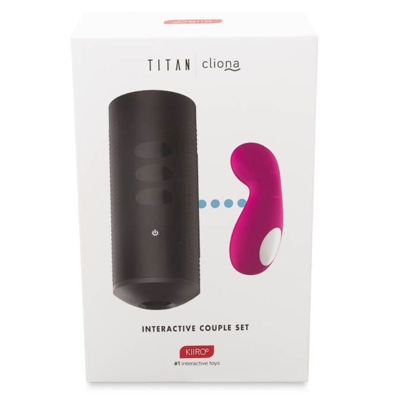Kiiroo Titan + Cliona masturbatore coppia lilla interattivo
